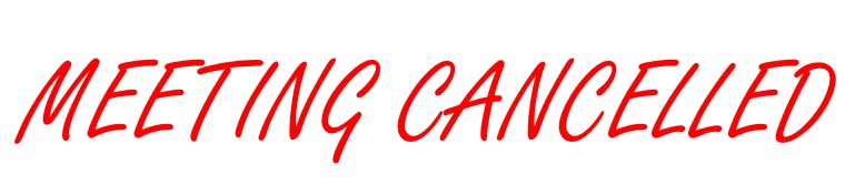 Image of words 'meeting cancelled'