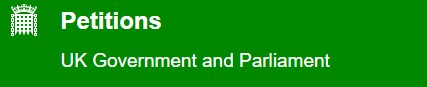 Image of the Petitions Website